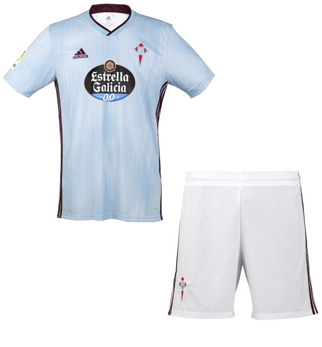 Kit infantil oficial Adidas Celta de Vigo 2019 2020 I jogador